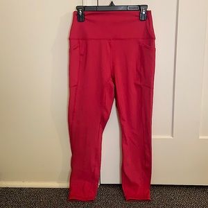 Pink workout leggings